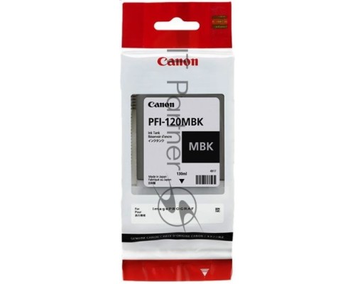 Картридж струйный Canon PFI-120 MBK 2884C001 черный матовый (130мл) для Canon Canon imagePROGRAF TM-200/205