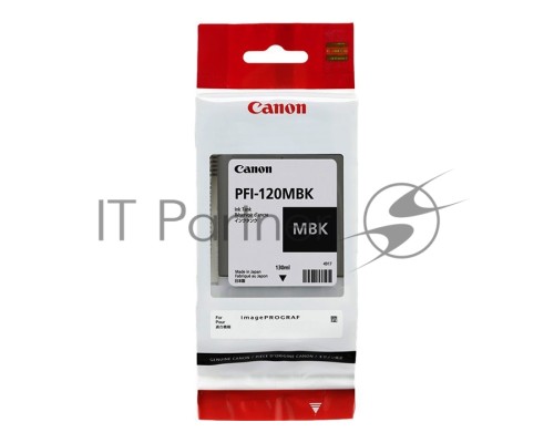 Картридж струйный Canon PFI-120 MBK 2884C001 черный матовый (130мл) для Canon Canon imagePROGRAF TM-200/205
