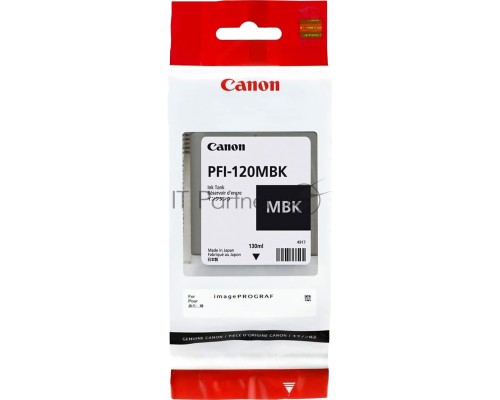 Картридж струйный Canon PFI-120 MBK 2884C001 черный матовый (130мл) для Canon Canon imagePROGRAF TM-200/205