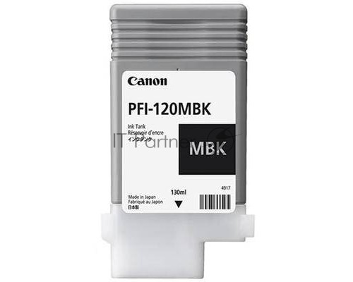 Картридж струйный Canon PFI-120 MBK 2884C001 черный матовый (130мл) для Canon Canon imagePROGRAF TM-200/205