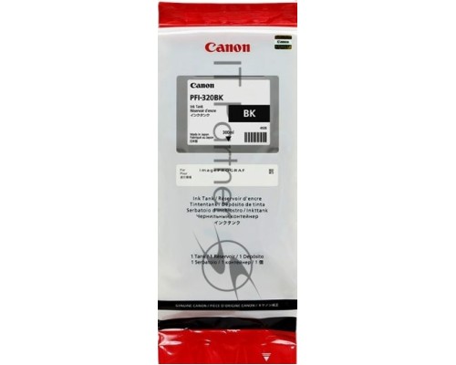 Картридж струйный Canon PFI-320 BK 2890C001 черный (300мл) для Canon Canon imagePROGRAF TM-200/205