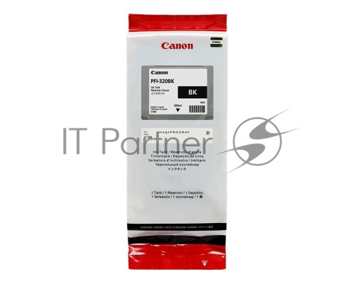 Картридж струйный Canon PFI-320 BK 2890C001 черный (300мл) для Canon Canon imagePROGRAF TM-200/205