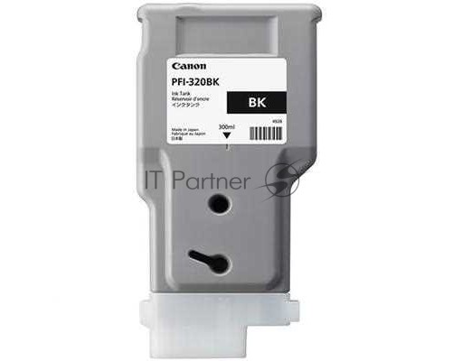 Картридж струйный Canon PFI-320 BK 2890C001 черный (300мл) для Canon Canon imagePROGRAF TM-200/205