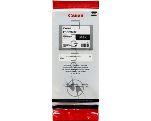 Картридж струйный Canon PFI-320 MBK 2889C001 черный матовый (300мл) для Canon Canon imagePROGRAF TM-200/205