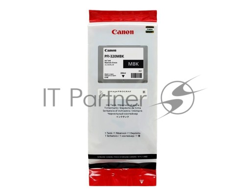 Картридж струйный Canon PFI-320 MBK 2889C001 черный матовый (300мл) для Canon Canon imagePROGRAF TM-200/205