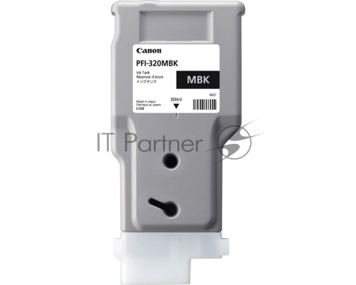 Картридж струйный Canon PFI-320 MBK 2889C001 черный матовый (300мл) для Canon Canon imagePROGRAF TM-200/205