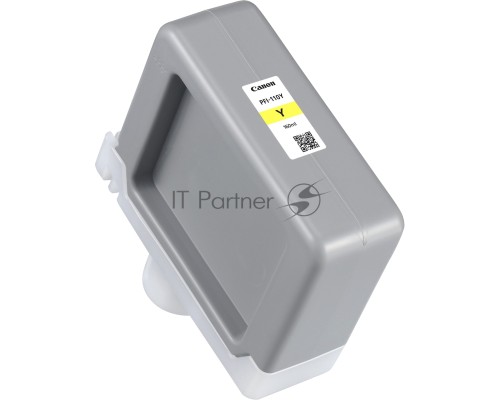 Картридж струйный Canon PFI-110 Y 2367C001 желтый (160мл) для Canon TX-2000/TX-3000/TX-4000