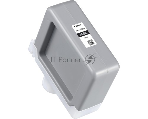 Картридж струйный Canon PFI-110 MBK 2363C001 черный матовый (160мл) для Canon TX-2000/TX-3000/TX-4000
