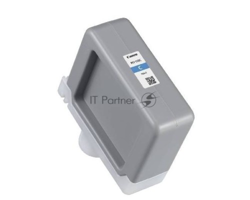 Картридж струйный Canon PFI-110 C 2365C001 голубой (160мл) для Canon TX-2000/TX-3000/TX-4000
