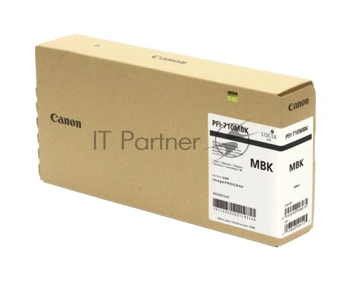 Картридж струйный Canon PFI-710 MBK 2353C001 черный матовый (700мл) для Canon TX-2000/TX-3000/TX-4000