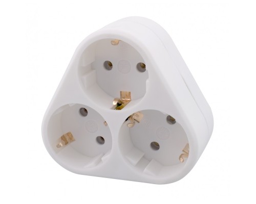 [Бытовые удлинители] СТАРТ (4640033422934) Тройник.  С/А SA1/3-ZD 30/60