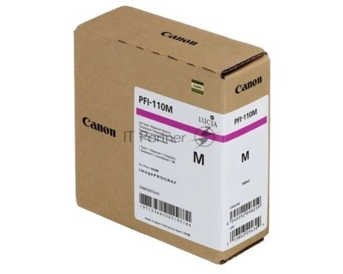 Картридж струйный Canon PFI-110 M 2366C001 пурпурный для Canon TX-2000/3000/4000 160мл