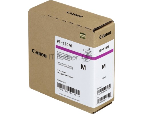 Картридж струйный Canon PFI-110 M 2366C001 пурпурный для Canon TX-2000/3000/4000 160мл