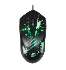 Мышь Оклик 399M STIGMA черный оптическая (1000dpi) USB (3but)