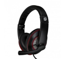 Oklick HS-L390G DRAGON черный/красный 1.8м мониторные оголовье (1100413)