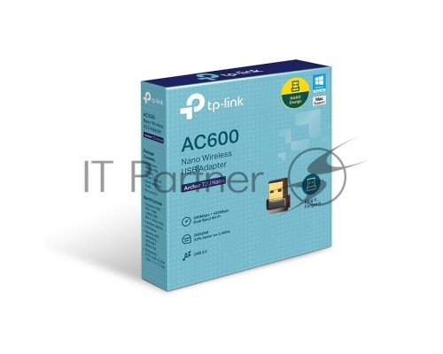 Адаптер TP-LINK Archer T2U NANO AC600 Nano Wi-Fi USB-адаптер