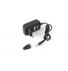 БАСТИОН Mollusk-VRK 12/1 источник питания 12В, 1А. Сетевой диапазон 110-245В встр. вилка (8830)