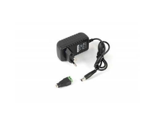 [ИБП для систем безопасности Бастион] БАСТИОН Mollusk-VRK 12/1 источник питания 12В, 1А. Сетевой диапазон 110-245В встр. вилка (8830)