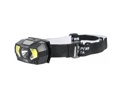 [Фонари] ЭРА Б0052319 Фонарь налобный светодиодный GB-608 на батарейках, 3xAAA, 5Вт, 7 режимов, черный