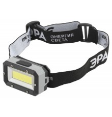 ЭРА Б0052750 Фонарь налобный светодиодный GB-708 Шторм, на батарейках, 4 режима, 5 Вт, СОВ, 3хААА