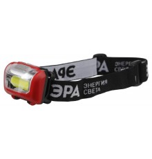 ЭРА Б0052751 Фонарь налобный светодиодный GB-709 Пиранья, на батарейках, 3 режима 5 Вт, СОВ, 3хААА