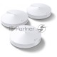 Маршрутизатор TP-Link TP-Link DECO M5(3-PACK) AC1300 Домашняя Wi-Fi система, чипсет Qualcomm, два диапазона (Dual-Band), поддержка стандартов 802.11ac/a/b/g/n, 717 МГц четырёхъядерный процессор, Bluetooth 4.2, 2 гигабитных порта Ethernet, 1 порт USB Type