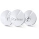 Маршрутизатор TP-Link TP-Link DECO M5(3-PACK) AC1300 Домашняя Wi-Fi система, чипсет Qualcomm, два диапазона (Dual-Band), поддержка стандартов 802.11ac/a/b/g/n, 717 МГц четырёхъядерный процессор, Bluetooth 4.2, 2 гигабитных порта Ethernet, 1 порт USB Type