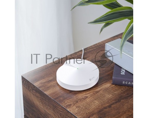 Маршрутизатор TP-Link TP-Link DECO M5(3-PACK) AC1300 Домашняя Wi-Fi система, чипсет Qualcomm, два диапазона (Dual-Band), поддержка стандартов 802.11ac/a/b/g/n, 717 МГц четырёхъядерный процессор, Bluetooth 4.2, 2 гигабитных порта Ethernet, 1 порт USB Type