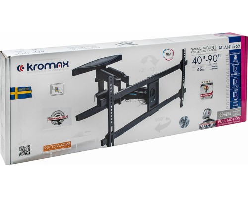Кронштейн для телевизора Kromax ATLANTIS-65 черный 40