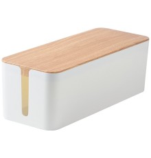 Органайзер Cactus CS-BOX-WH белый/бамбук