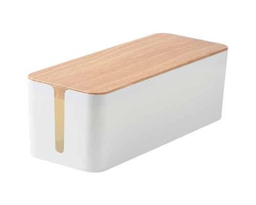 [Чистящие средства ] Органайзер Cactus CS-BOX-WH белый/бамбук