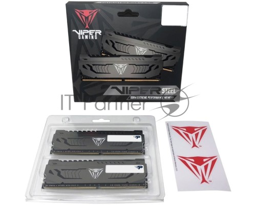 Оперативная память Patriot UDIMM DDR4 32GB V Steel 3200MHZ CL16 DUAL KIT Оперативная память Patriot UDIMM DDR4 32GB V Steel 3200MHZ CL16 DUAL KIT
