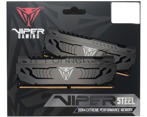 Оперативная память Patriot V Steel 16GB 3733MHZ CL17 UDIMM DUAL KIT Оперативная память Patriot V Steel 16GB 3733MHZ CL17 UDIMM DUAL KIT
