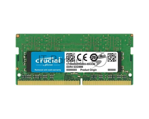 Память CRUCIAL DRAM 4GB DDR4 2666 MT/s (PC4-21300) CL19 SR x8 SODIMM 260pin , EAN: 649528787286
