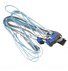 Кабель Supermicro Internal MiniSAS HD SFF-8643 to 4 SATA 60/60/60/60cm with Sideband Cable (CBL-SAST-0948)