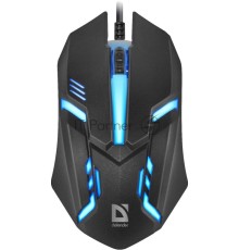 Мышь проводная Defender Hit MB-550 черный, 1600 dpi, USB, кнопки - 4