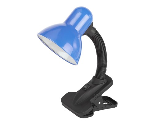[Настольные светильники] ЭРА Б0035060 Настольный светильник N-212-E27-40W-BU на прищепке синий 