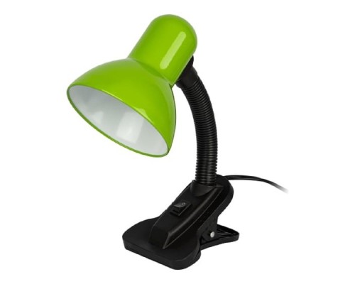 [Настольные светильники] ЭРА Б0058666 Настольный светильник N-102-Е27-40W-GR на прищепке зелёный