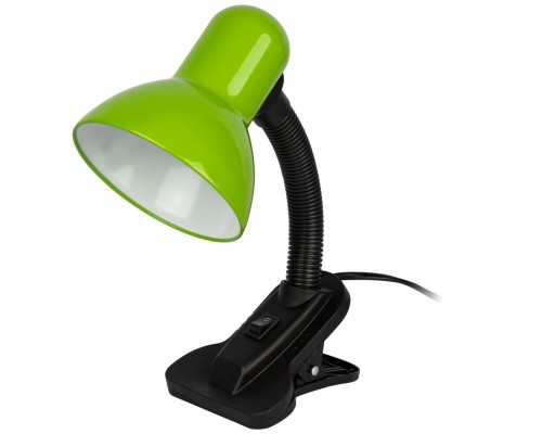 [Настольные светильники] ЭРА Б0058670 Настольный светильник N-212-Е27-40W-GR на прищепке зелёный 