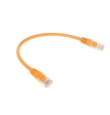 Патч-корд UTP Cablexpert PP12-0.25M/O кат.5e, 0.25м, литой, многожильный (оранжевый)
