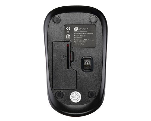 Мышь Oklick 525MW красный оптическая (1000dpi) беспроводная USB (2but)