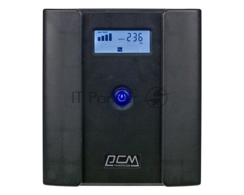 Источник бесперебойного питания Powercom Raptor RPT-1025AP LCD EURO
