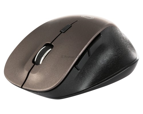 Мышь беспроводная Qumo Office Elite M55 черный, 2400 dpi, радиоканал, USB, кнопки - 6