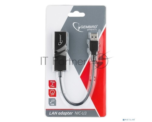Сетевой адаптер Ethernet Gembird NIC-U3 USB 3.0 - Fast Ethernet adapter