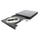 Оптический привод внешний с интерфейсом USB Gembird DVD-USB-02 пластик, черный