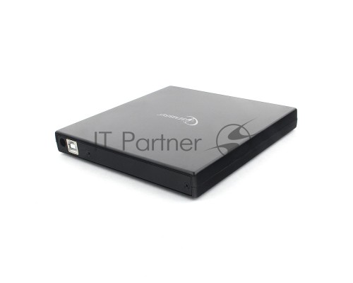 Оптический привод внешний с интерфейсом USB Gembird DVD-USB-02 пластик, черный