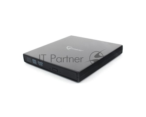 Оптический привод внешний с интерфейсом USB Gembird DVD-USB-02 пластик, черный