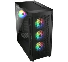Cougar Airface Pro RGB Black 4x120MM ARGB FAN, ARGB FAN HUB, БЕЗ БП, ЧЕРНЫЙ, E-ATX