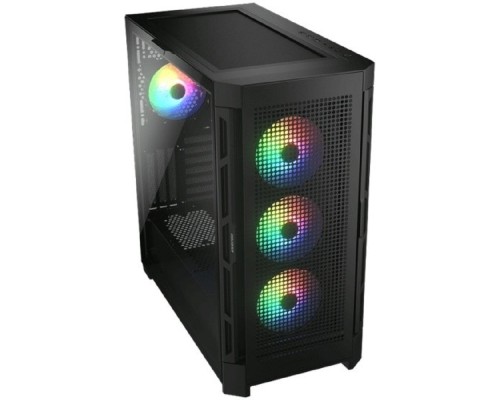 [Корпуса] Cougar Airface Pro RGB Black 4x120MM ARGB FAN, ARGB FAN HUB, БЕЗ БП, ЧЕРНЫЙ, E-ATX