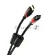 Кабель HDMI 19M/M ver. 2.0, 2 фильтра, 1.8m VCOM <CG525D-R-1.8> Кабель HDMI 19M/M ver. 2.0, 2 фильтра, 1.8m VCOM <CG525D-R-1.8>